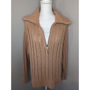 Aerie oversizrd cozy chunky sweater knit pullover med